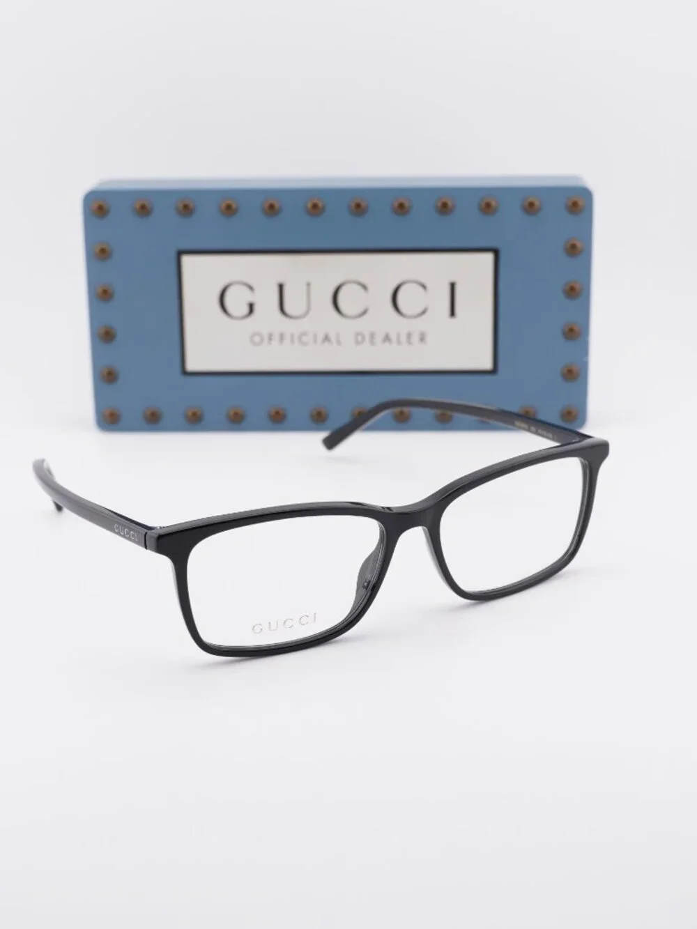 Gucci GG1997O 005 Rectangle 57mm Eyeglasses - Black